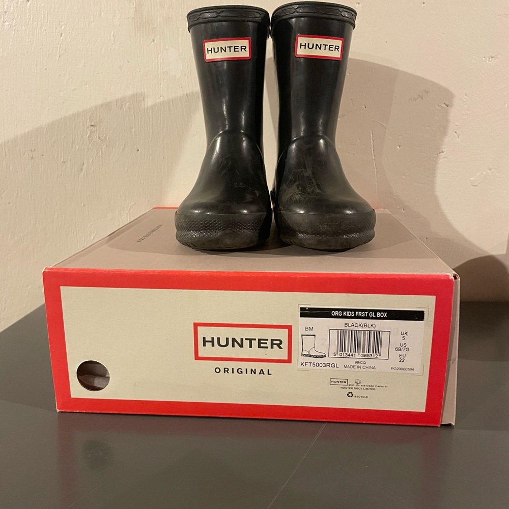 Hunter rain boots - black